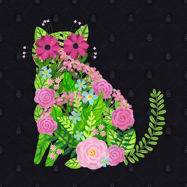 Flower cat by Planet Cat Studio